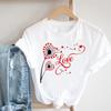 Style Plant Love Lady Short Sleeve Unisex Print Clothing Casual Cartoon Fashion Clothes T Tee Top Tshirt FeUnisex Graphic T-shirt