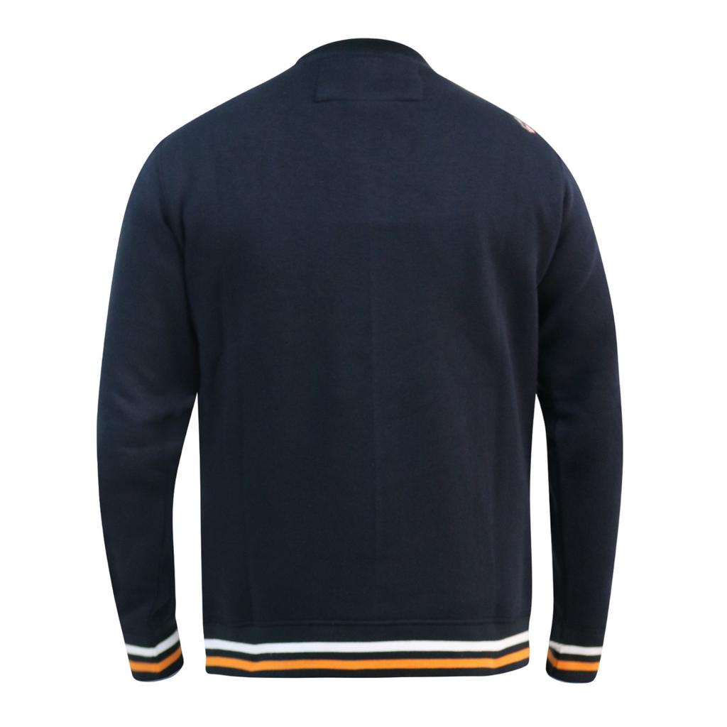 Duke Pánská mikina D555 Marlow Superior Track & Field Crew s výstřihem