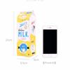 PU Leather Waterproof School Stationery Office Supply Cartoon Morning Milk Pen Bag Pencil Case Pencil Box Fruit Milk Carton