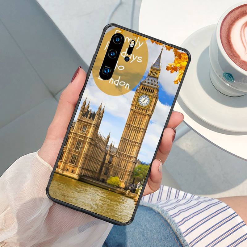 Malerische Orte Städte Länder UK London Big Ben Coque Handyhülle Für Huawei Honor 7A Pro 7C 10i 8A 8X 8S 8 9 10 20 Lite Hülle