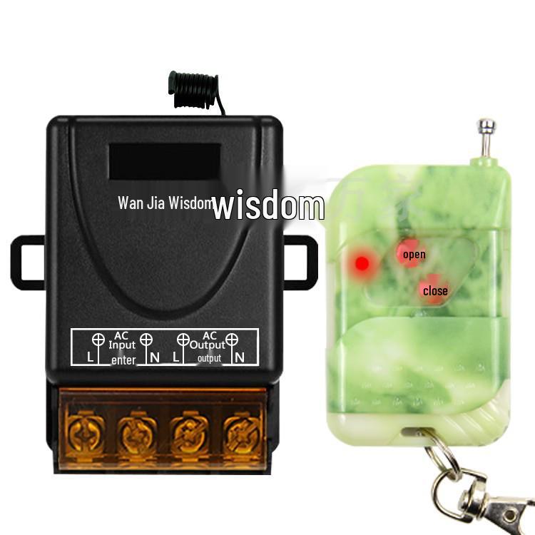 220V 30A Hochleistungs-Funkfernbedienungsschalter für Wasserpumpen und Lichter