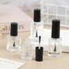 5/10/12/15Ml Empty Clear Glass Nail Polish Bottles With Brush Cap Refillable Containers For Nail Art Lip Golss Liquid Sample