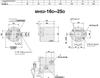 Pneumatic Gripper with Dual, Triple, and Quad Jaw Options: MHS2/3/4-16D/25D/40D/50/63D Clamping Cylinder