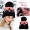 Women's Christmas Snowflake Knitted Hat