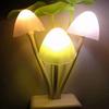 New Dream Romantic Home Decoration Bed LED Lamp Colorful Mushroom Light Sensor Control