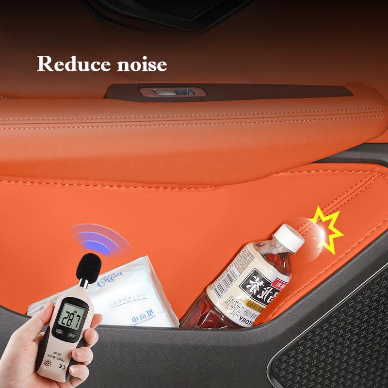 Für Jetour Shanhai L7 2026 2026 Auto Türschlitz Aufbewahrungsbox Leder Schutzpolster Abdeckung Türrille Wasserdicht Behälter Zubehör
