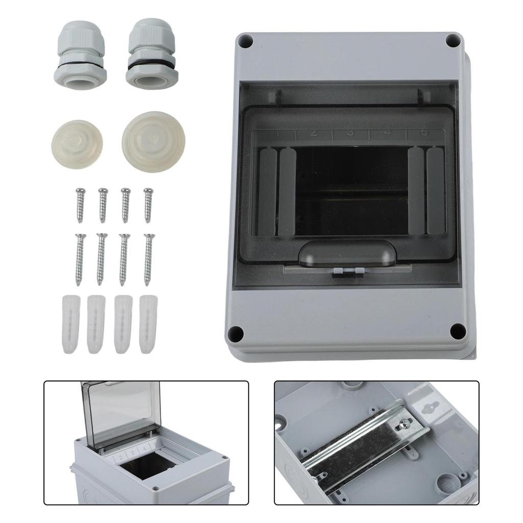 Wet Room Compatible Waterproof Electrical Distribution Box Designed to Protect Fuses from Environmental Influences