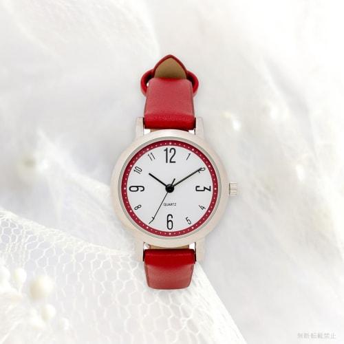 Fieldwork Women's Analog Watch with Leather Strap, Red, Pick PP014-4