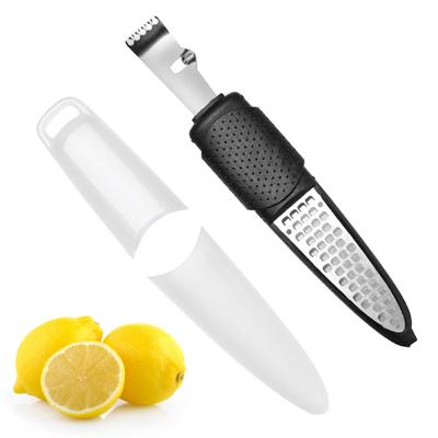 Grattugia per limone, grattugia per agrumi, strumento per triturare, manico antiscivolo, formaggio, zenzero, cucina