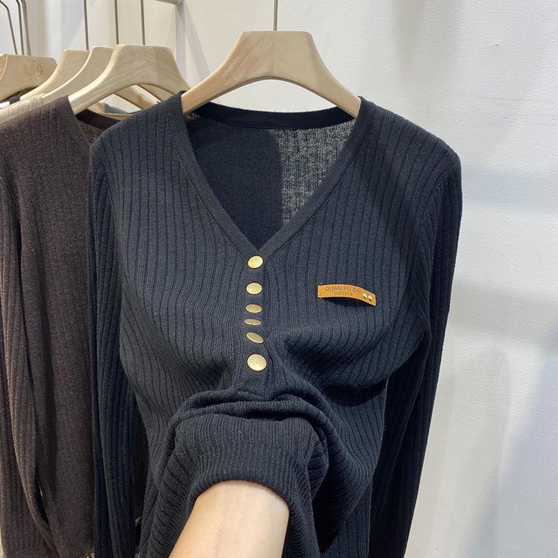 Korean Style Plus Size Women's Long Sleeve One-Piece Sweater - Slimming & Fashionable