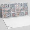 Naklejany Panel Pcv Z Motywem Idealny Do Przedpokoju 100X50 Cm Wzory W Stylu Mozaiki