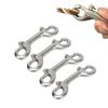 4PCS 100mm B Shape Chain Clip 115mm Double Sided Trigger Snaps  Scuba Diving