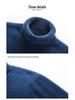 Men's Winter Mink Cashmere High Neck Sweater - Thick, Soft, Fashionable Knitted Pullover