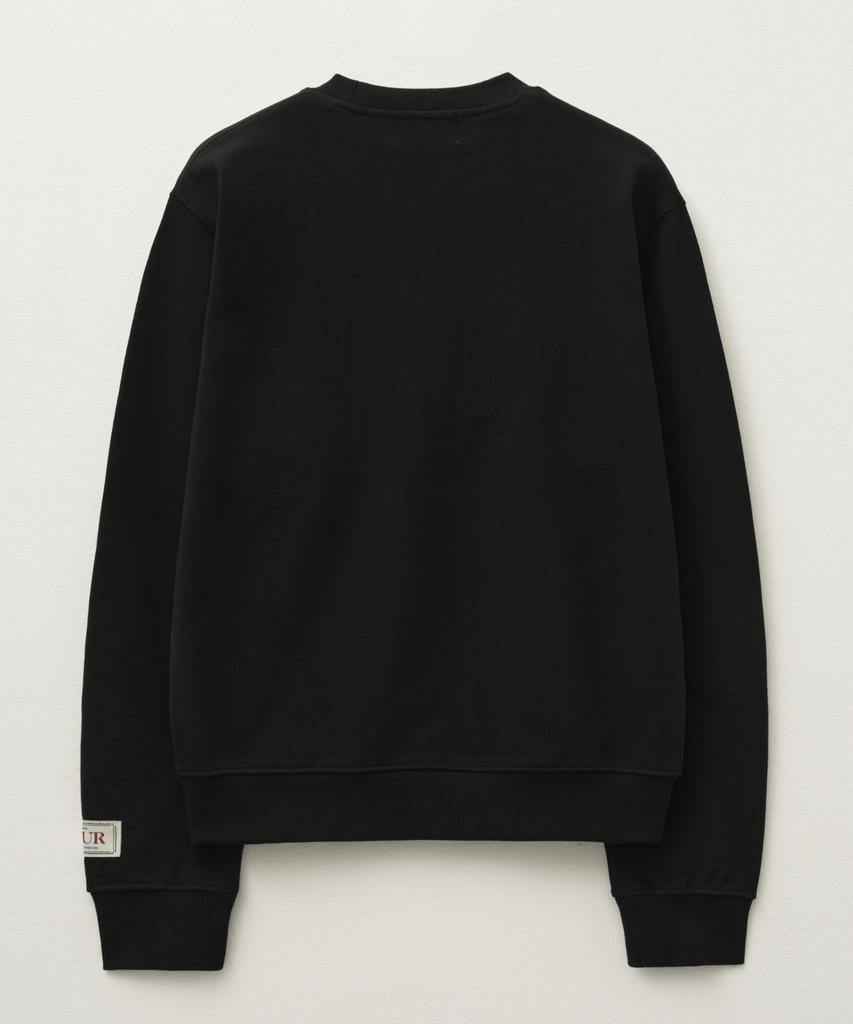 Seteo Classic Logo Sweatshirt Black Pink