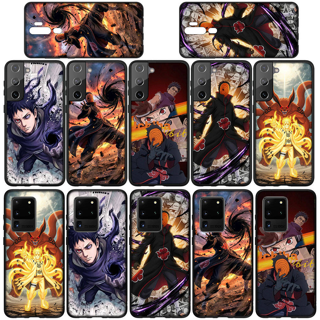Phone Case for iPhone 17 15 16 Plus Redmi Note 14 12 11 13 Pro Max Huawei P30 P20 Lite OPPO A60 A40 A80 A38 A54 Narutos Funda Tobi Uchiha Obito Cover