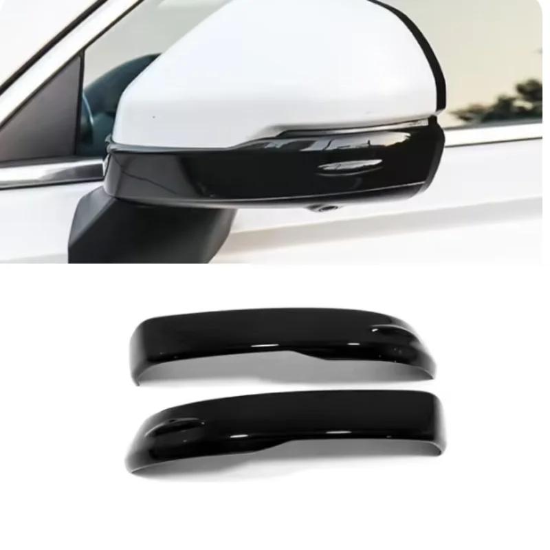 Car Decoration Door Mirror Cover For Honda CRV /XRV/ZRV  2024 Carbon Fiber Chrome Silver Rain Deflector Styling