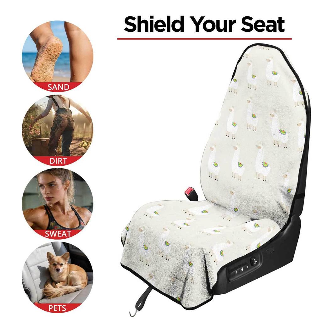 All-Season Universal Car Seat Towel Cover: Front Seat Protector for Gym and Workout