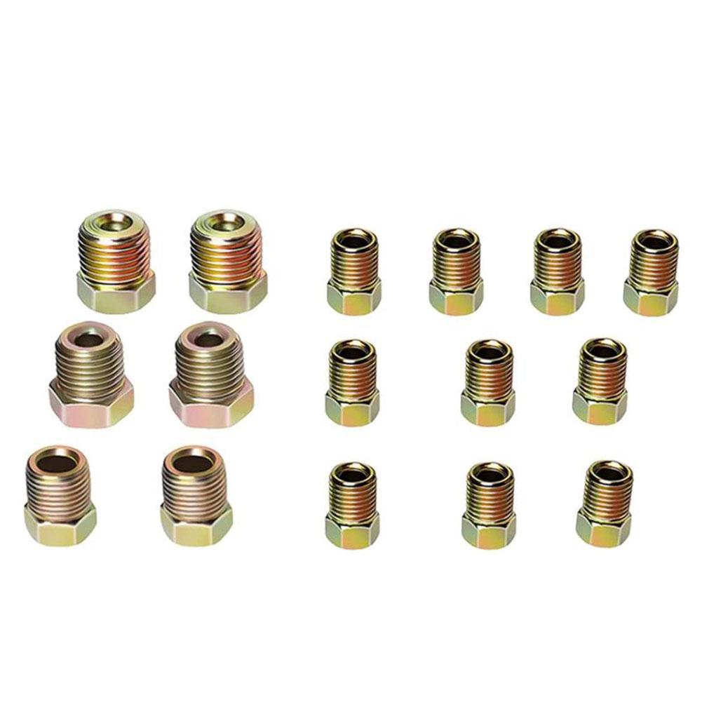 3/16-Inch Brake Hose with 300 Inches Length and Full Set of 16 Nuts and Connectors Engineered for Vehicle Brake Repair