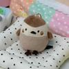 Cute Fried Shrimp Plush Toy Keychain Mini Cartoon Doll Backpack Pendant Bag Charm Decor