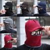 Coral Fleece Winter Hat Scarf Keep Warm Men Knitted Ha Soft Scarf Cap