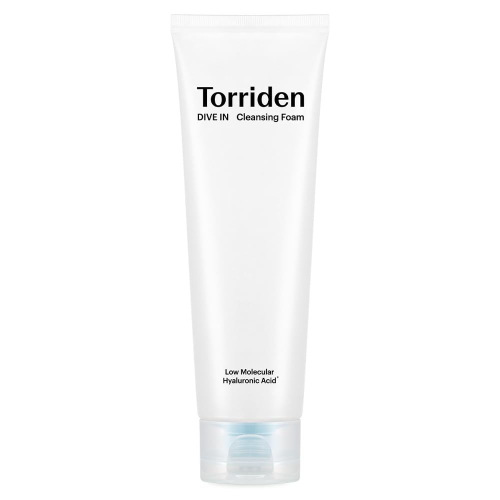 Torriden Cleansing 120ml Hyaluronic Acid Foam Hyaluronic Mildly Suitable for Sensitive and Combination Inner Korean Skincare Dive-In Foam,