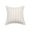 New Style Polyester-cotton Striped Yarn-dyed Jacquard Whiskered Edge Pillow Cushion Cushion Cover