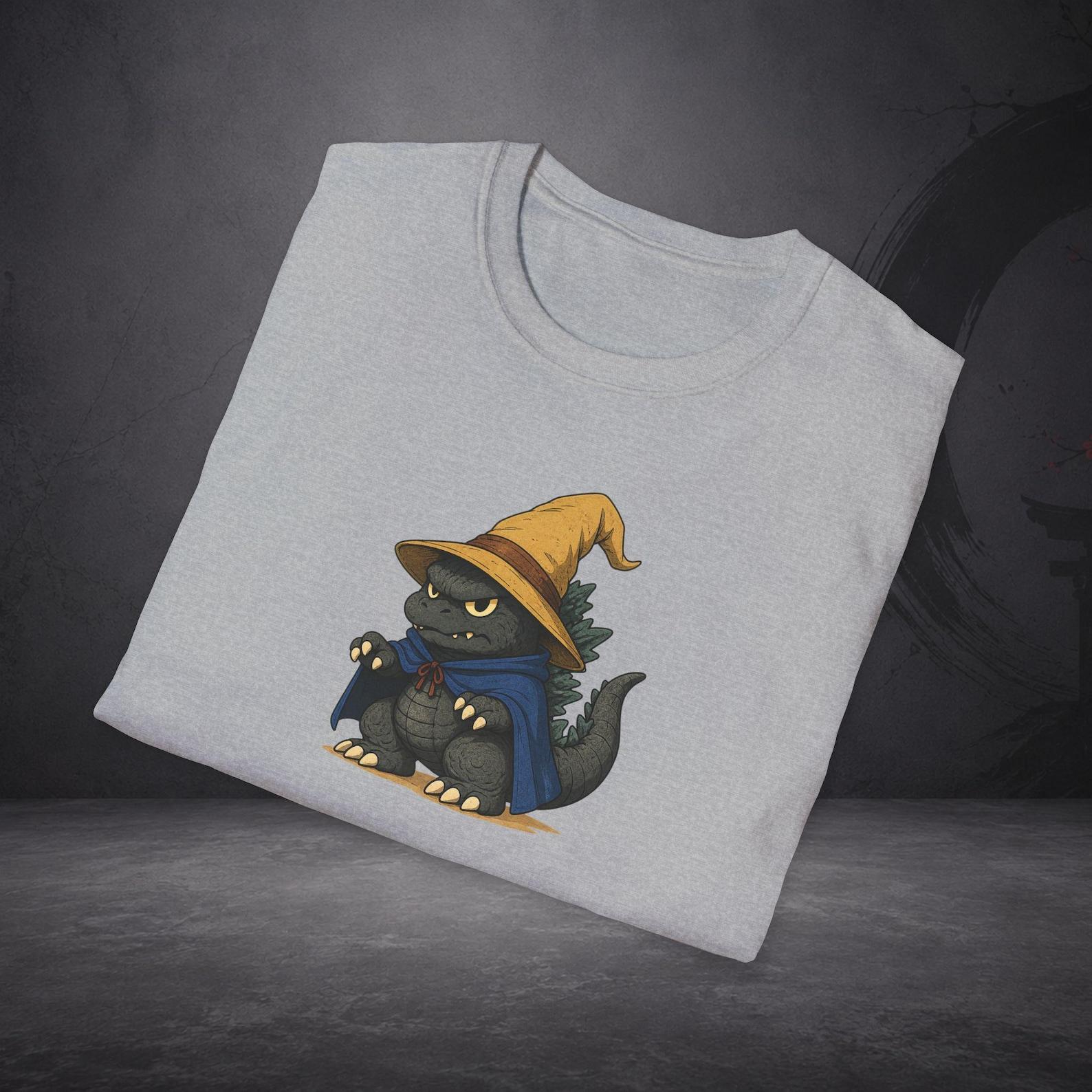 Poncho Godzilla | Black Mage, Adult & Youth T-Shirt 150