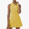 Abito sportivo estivo da donna per golf e tennis, senza maniche, tuta da allenamento sportivo con pantaloncini integrati