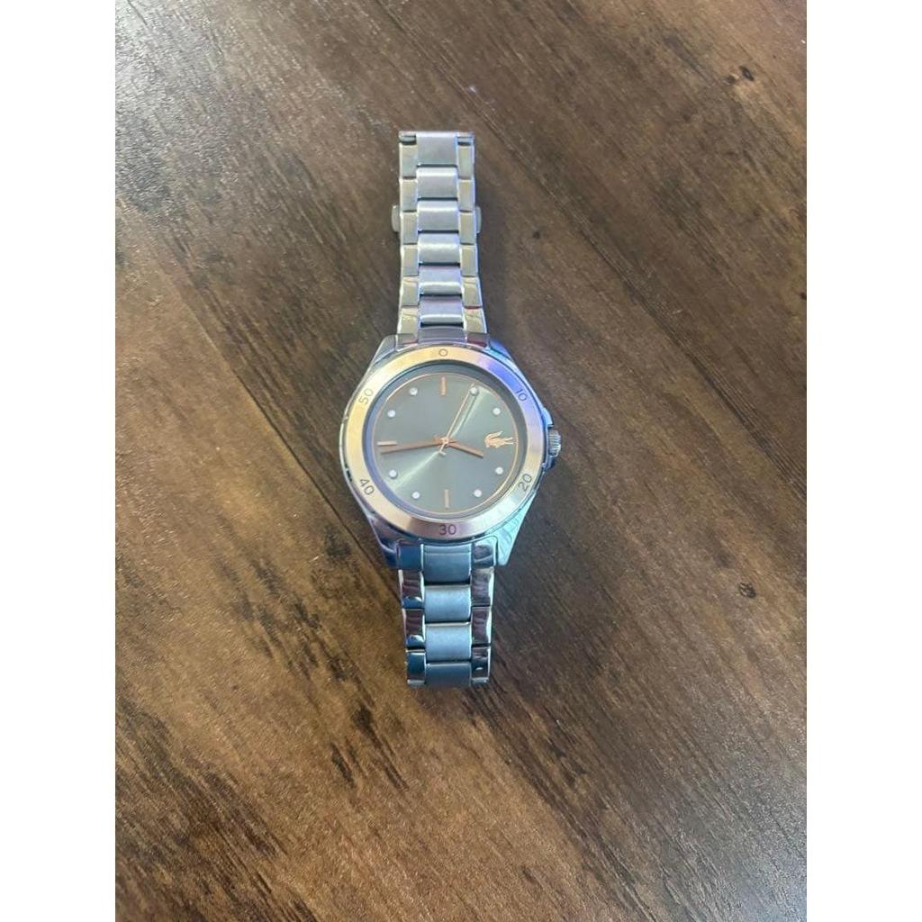 Used LACOSTE Analog Watch Silver