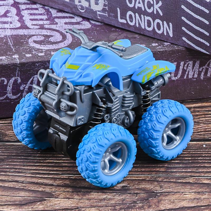 Children's Inertial Off-Road Stunt Car Toy Set - Educational Engineering Model for Boys