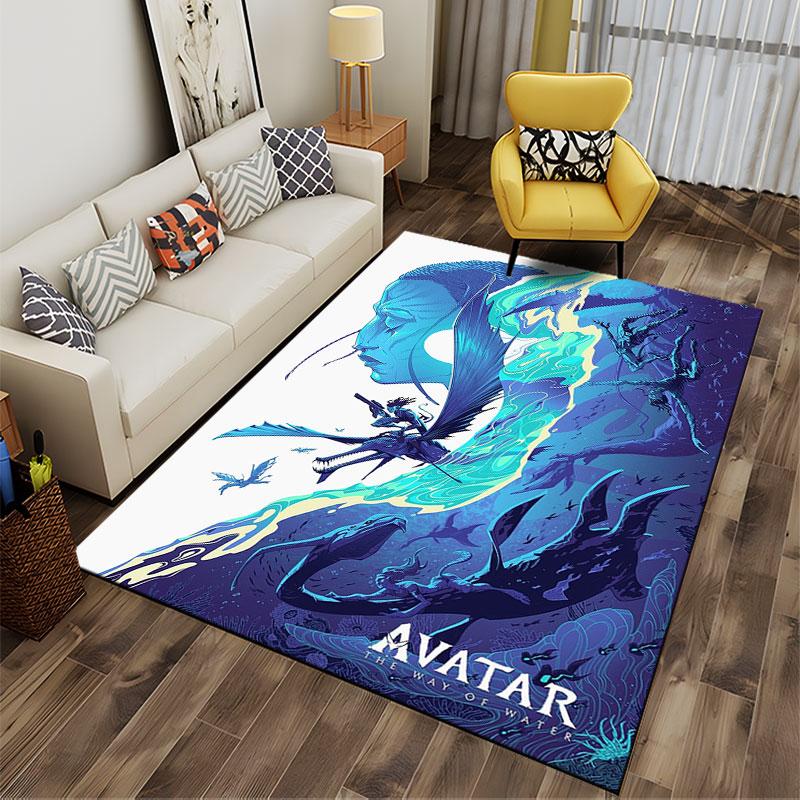 Avatar The Way of Water Design suitable as a non-slip mat for the living room or bedroom sofa