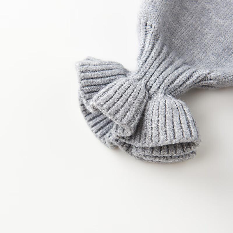 TONGTAI Girls' Ruffle Collar Knit Sweater