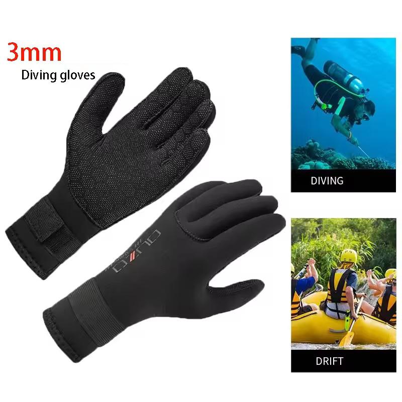 Kevlar 3Mm/5Mm Winter Spearfishing Diving Gloves Scratch-Proof Wearable Surfing Scuba Dive Keep Warm Neoprene Gloves