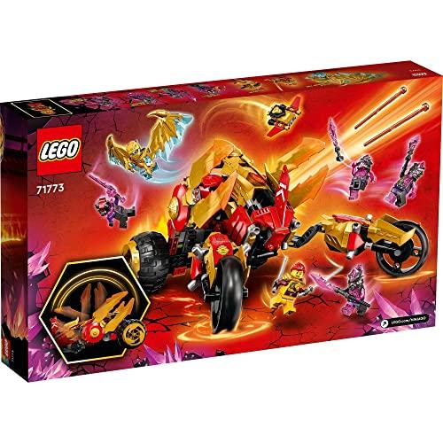 LEGO Ninjago Kai's Golden Dragon Raider 71773 Toy Blocks Gift Vehicle Ninja for Boys Ages 8 and Up