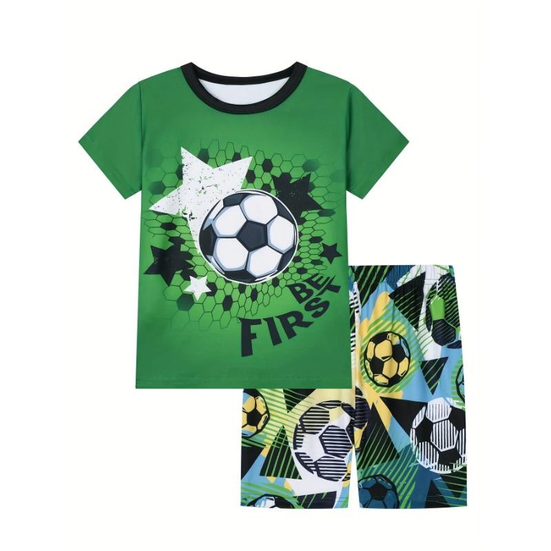 Letní fotbalové tričko s 3D potiskem, módní streetwear tričko s krátkým rukávem, kraťasy, Harajuku tričko, top