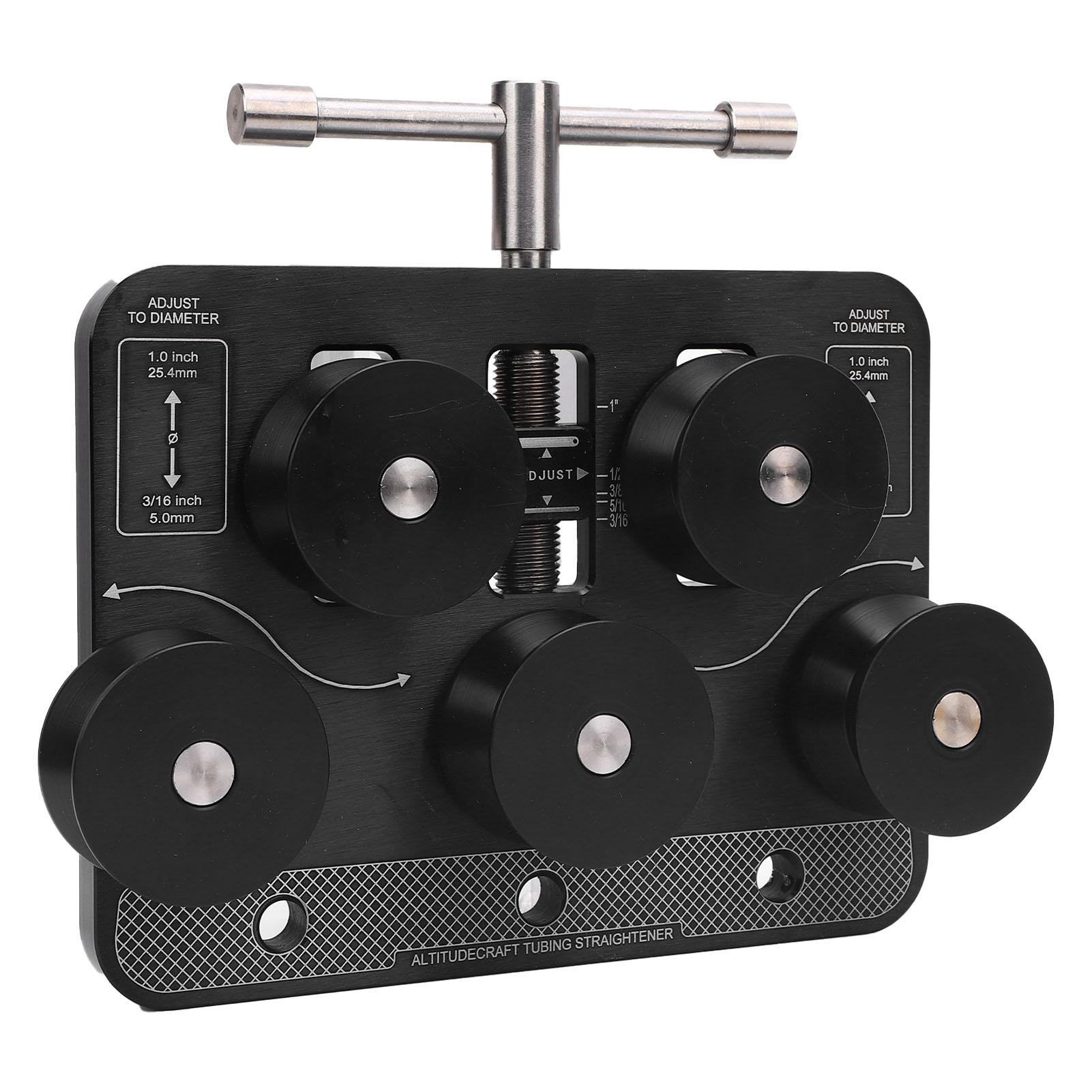 

Инструмент для выпрямления трубок Алюминиевый ролик с двойным подшипником AC252 Выпрямитель труб для тормозной и топливной магистрали для