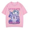 Don't Worry Kitten Daddy Is Here Alpha Wolf Funny Meme T Shirts Women Short Sleeve Fashion Harajuku T-shirts