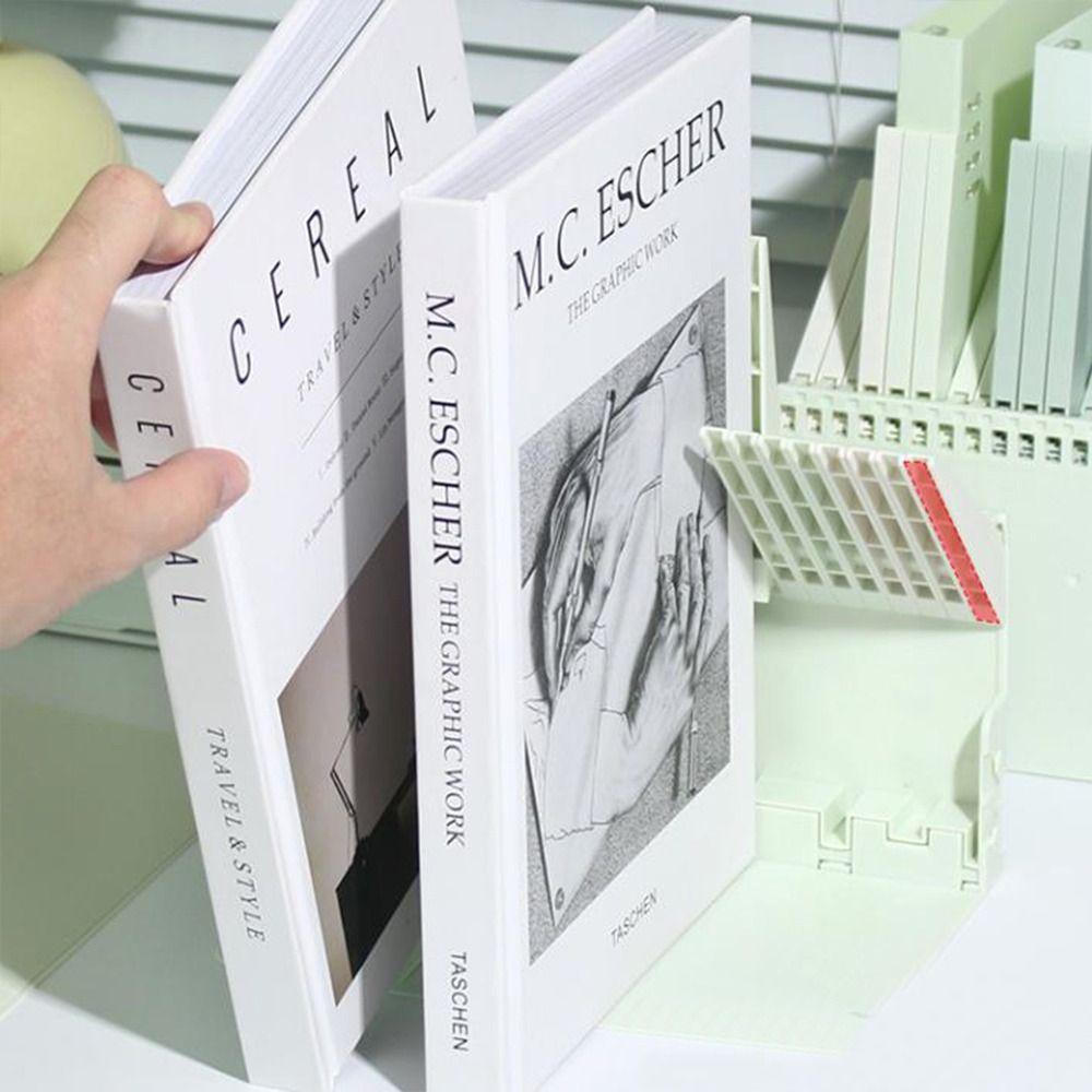 Gradient Color Organ Book Stand High Quality Book Holder Simple Piano Key Bookend  Gift