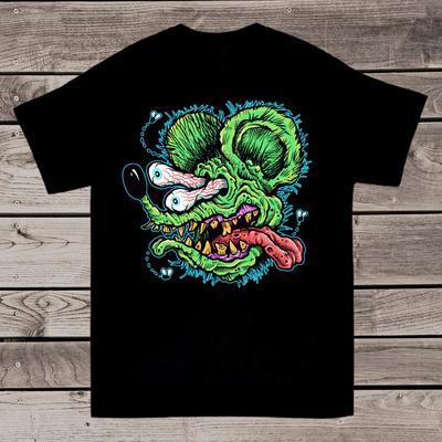 Rare Ed Roth Rat Fink Short Sleeve Black S-2345XL Men T-Shirt TMB657 Unisex T-Shirt