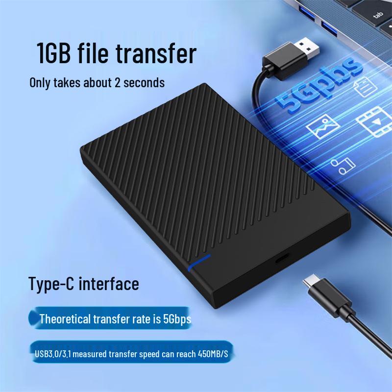 2.5" USB 3.1 Mechanical Hard Drive Enclosure for High-Speed Data Transfer