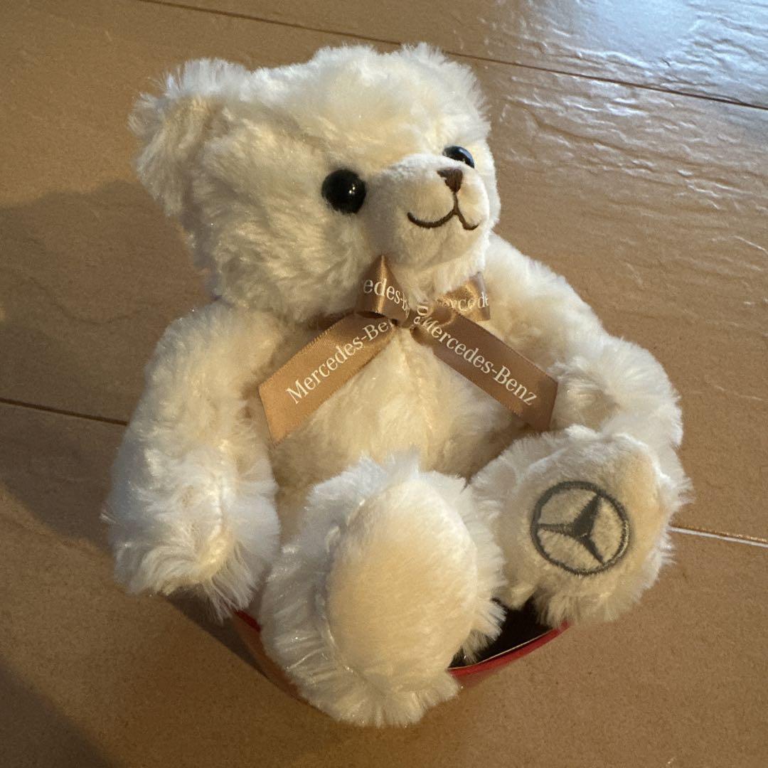 

[USED] Mercedes Christmas Teddy Bear Plush Toy (Not for Sale)