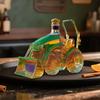 Decantor 3D în formă de tractor Sticlă pentru sticlă de vin Ornament de depozitare pentru iubitorii de whisky Decorațiune unică pentru bărbați și femei