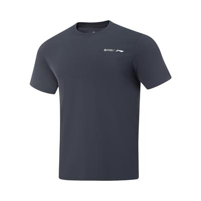 Fitness Series Letter Print Moisture-Wicking Quick-Dry Round Neck Short Sleeve T-Shirt Men Tops ATSV283-3