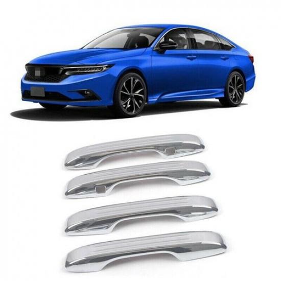 Chrome 4PCS Exterior Door Handle Cover Trim For Honda Civic 2022 11th Gen