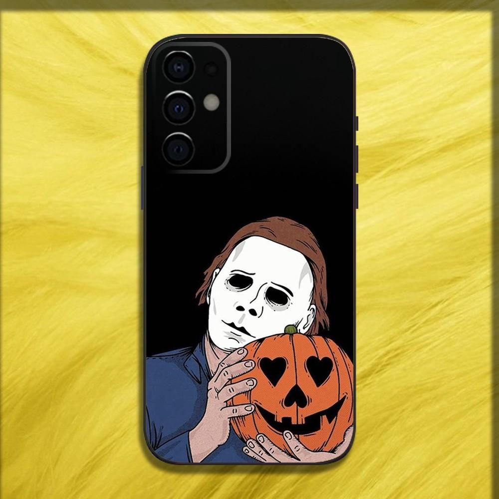 Halloween M-Michael Myers Phone Case For Samsung S24,S21,S22,S23,S30,Ultra,S20,Plus,Fe,Lite,Note,10,9,5G Black Soft Shell