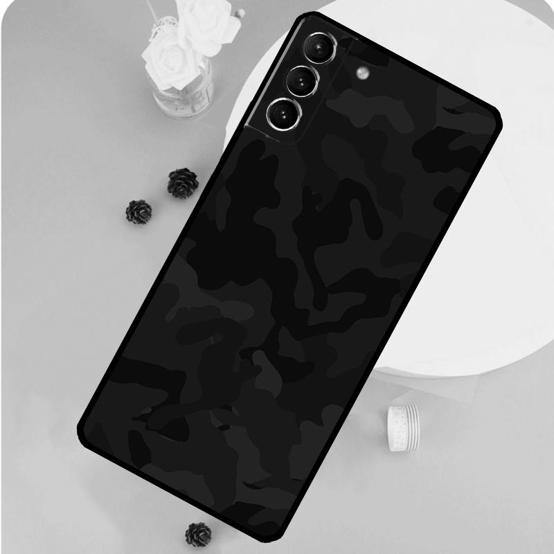 Custodia per Telefono Camouflage Militare Night Dark Camo per Samsung Galaxy S25 S26 Ultra S20 S21 S22 S23 S24 Plus S10 S25 FE Cover