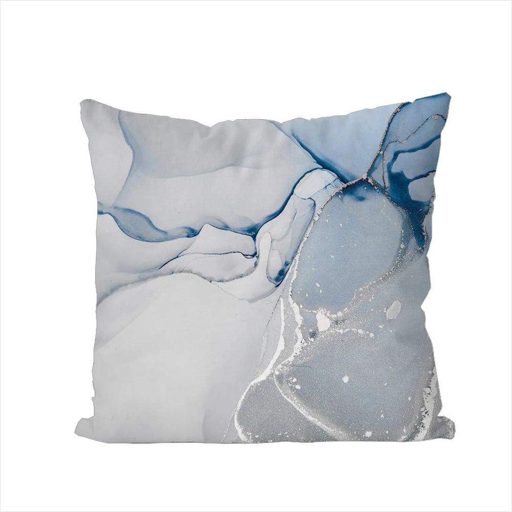 Marble Pillow Case For Car Sofa Decorative Home Doublesided Print Plush Square Throw Pillow Cushion Cover