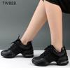 Women Jazz Shoes Salsa Modern Hip Hop Dance Sneakers Children Teacher Woman Girls Sports Dancing Shoes Ladies Sneakers