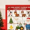 Vánoční adventní kalendář Design s farmou 24denní odpočítávání Dekorace Dětské překvapení Adventní kalendář Sváteční dekorace