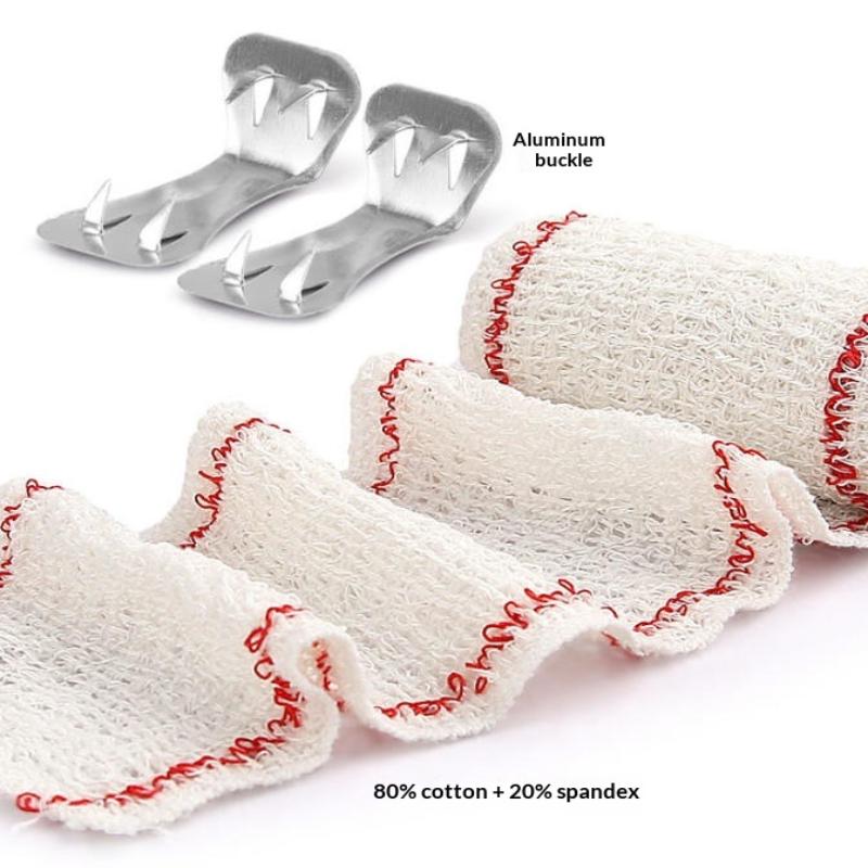 1 Rolls Premium Elastic Bandage Wrap With Hook & Loop Fasteners At Both Ends Reusable Bandages For Waist Legs Elbow & Knee Wrap